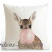 Del respaldo cojín Rosa decoración jirafa Koala globo cebra raya tienda Perfume chica almohada Estilo nórdico ali-36818353